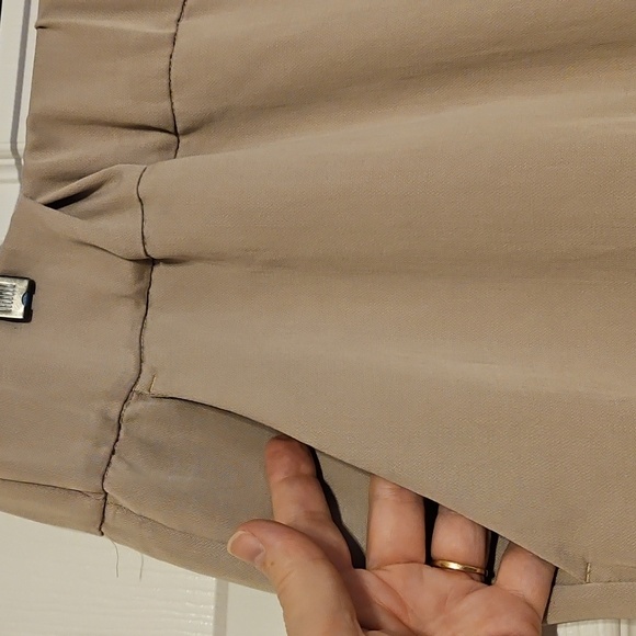 H&M Tan Wide-Leg Trousers - Picture 3 of 14
